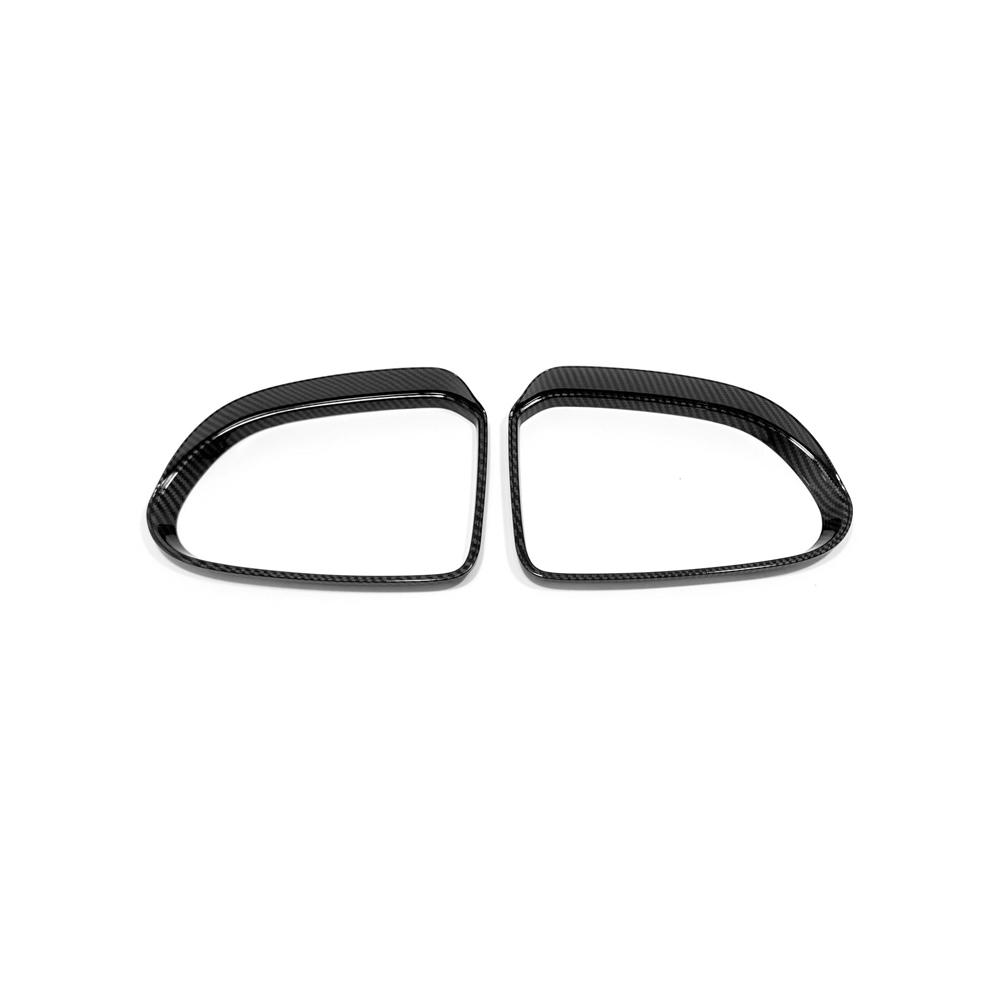 Car Stick Eyebrow Rear View Side Glass Mirror Trim Frame Rain Shield Sun Visor For Hyundai Santa Fe SantaFe   -2024