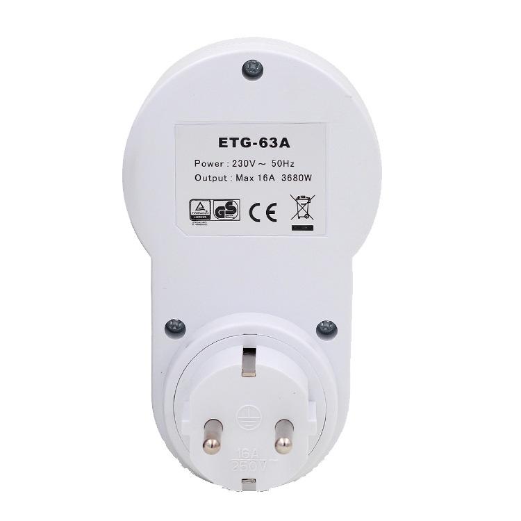 Smart European Fish Tank Timer Socket ETG-63A