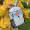 The New Schoolbag Is High-value, Fresh and Sweet, Contrasting Color Splicing Backpack, Couple Lightweight and Large-capacity Backpack.