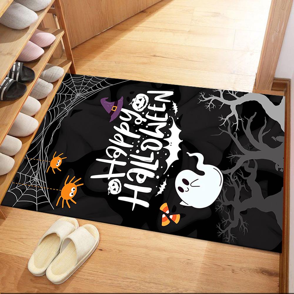 Halloween 95 Area Rug Design for Balcony Dormitory Entryway Playrooms Anti-slip Rug Office Home Decor Wedding Party Gift