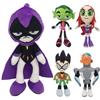 Teen Titans 10" Go Robin Cartoon Robin Cyborg Beast Boy Raven Starfire Toy Plush