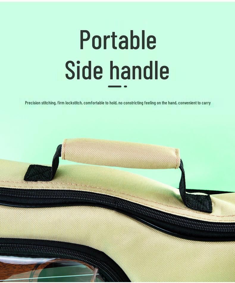Rockman Ukulele Case: Padded Double-Shoulder Bag for 23" & 26" Ukuleles