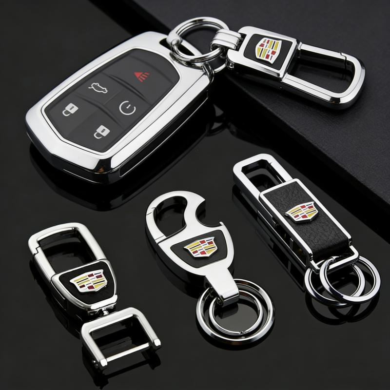 Fashion Car Keychain Key Ring Holder Decoration for Cadillac CT5 CT4 CT6 XT4 XT5 XT6 ATSL XTS SRX BLS Escalade Deville Seville