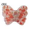 Non-slip Hair Accessories Magnetic Clips for Women Girls, Butterfly Shape Strong Hold Non Slip Colorful Claw Clips, Seamless 2-in-1 Clip Thick or Thin