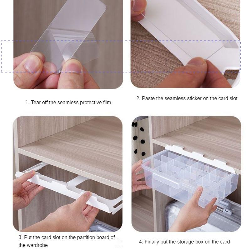 Drawer Type Underwear Panties Socks Storage Box Household Multi-function Compartment Storage and Organization Box