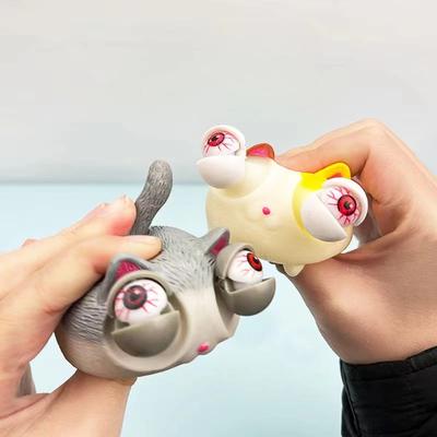 Kreativer Boost Katzenaugen Knallende Quetschspielzeuge Erwachsene Kinder Tier Anti-Stress Geschenke Spielzeug Knifflige Puppe Dekompression Ventil