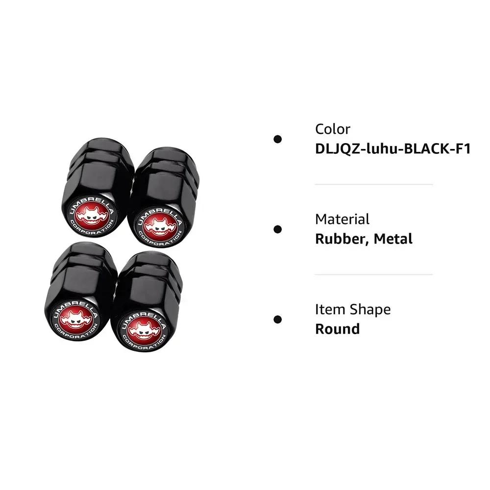 4Pcs Tire Valve Stem Caps, Universal Car Wheel Air Valve Dust Proof Covers for Cars, Trucks, SUVs, Bikes and Motorcycles Amagi