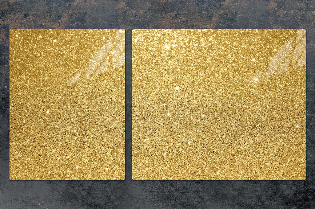 PIANO COTTURA E TAGLIERE IN VETRO 100x52 ORO