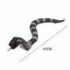 Giocattolo serpente telecomandato giocattolo serpente ricaricabile RC giocattoli rettili spaventosi giocattoli scherzi lunghi 43 cm per bambini