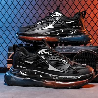 Fashion Men Fashion Mesh Sneakers Outdoor Tenis Platform Anti Slip Comfortable Breathable Casual Running Trendy Shoes Tenis Para Hombre