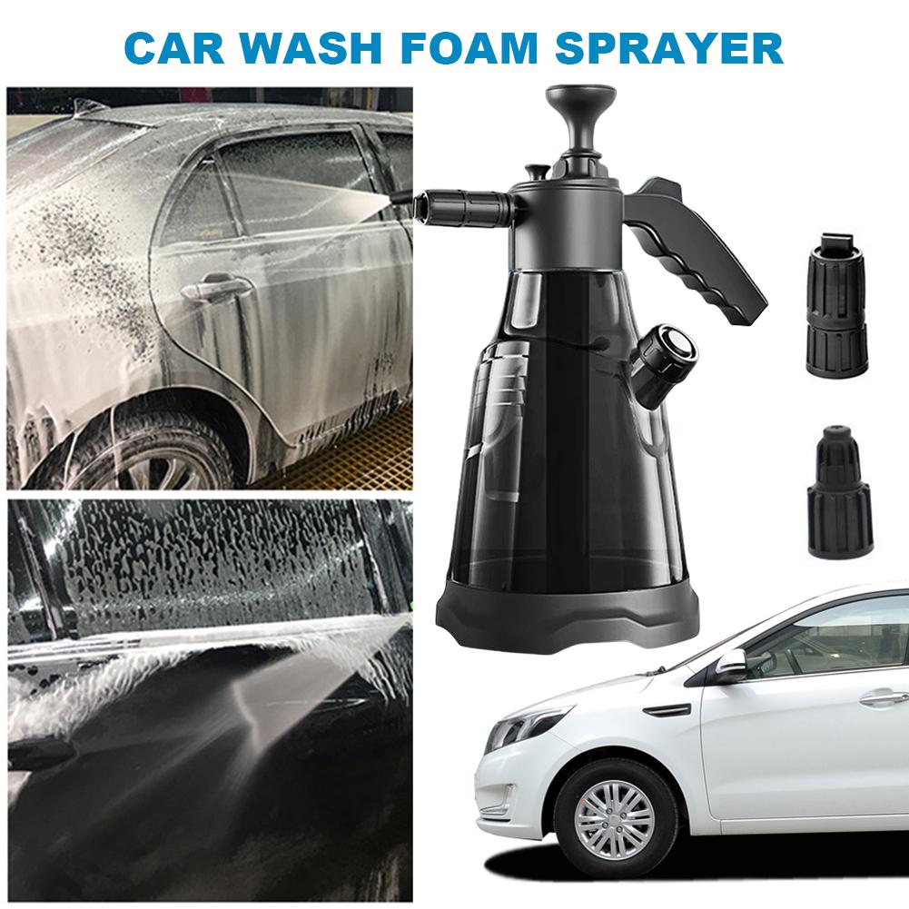2.3L Hand Pump Foam Sprayer High Pressure Car Washing Hand-held Foam Spray Bottle Handheld Car Wash Spray Bottle for Car Washing