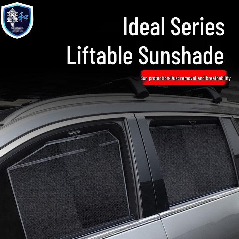 Retractable Side Window Sunshade: UV Protection & Heat Insulation Mesh for Ideal ONE Ideal ONE