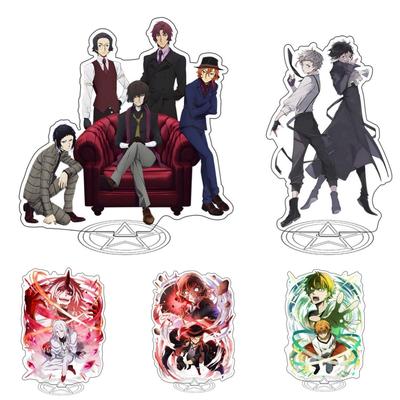 Bungou Stray Dogs Acryl Standfigur Action Edogawa Rampo Fyodor Dostoyevsky Nakahara Chuuya Desktop Standing Plate Toy