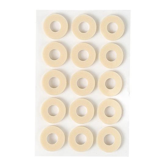 Hühneraugen-Fußpflaster, Haftende Weiche Atmungsaktive Latex-Schwielenpolster, Schmerzlinderndes Fußpflegepflaster zum Gehen und Trainieren