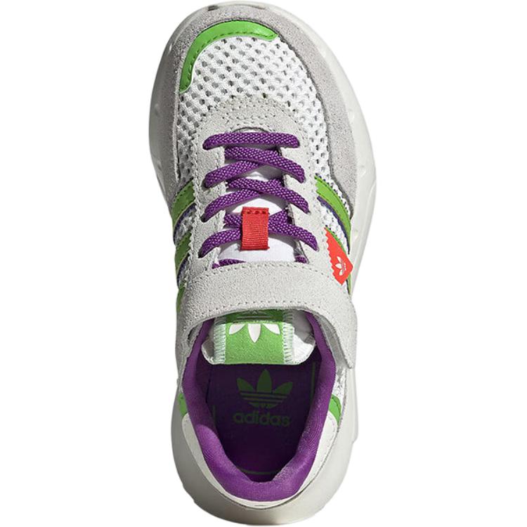 Adidas Originals Retropy F2 Cf El Comfortable Soft Durable Low-Top Casual Shoes Kids Casual Shoes White JR7997