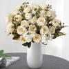 1PC Artificial Flowers Silk Roses Wedding Home Room Table Festival Decor Outdoor Yard Garden Bridal Bouquets DIY Gifts Accessory