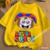 2026 Cute Pomni T-Shirts Children The Amazing Digital Circus Short Sleeve Casual Fashion Printed Boys Girls Tops Spring Summer