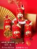 50Pcs 2026 Chinese Horse New Year Snowflake Crispy Candy Drawstring Nougat Bags Party Gift Packaging Supplies
