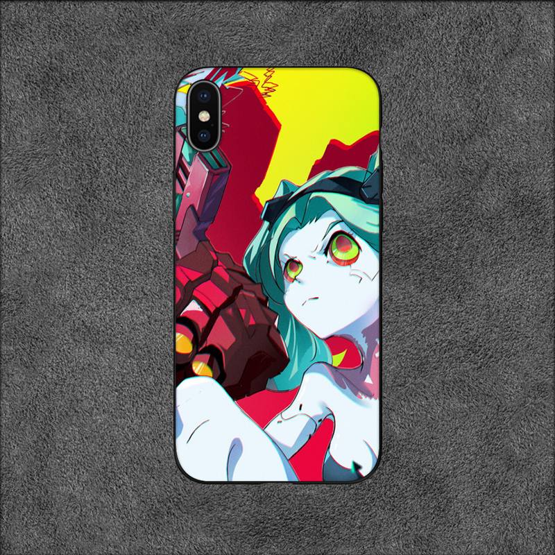 Cyberpunk Edgerunners Rebecca Telefon Fall Für iPhone 11 12 Mini 13 14 Pro XS Max X 8 7 6s Plus 5 SE XR Shell