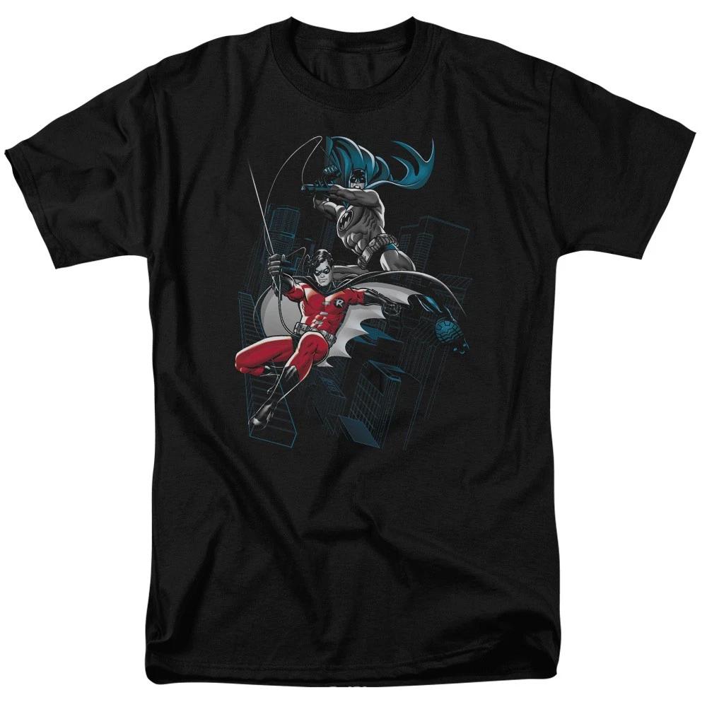 Batman And Robin Black And White DC Comics Licensed Children s T-shirt 100