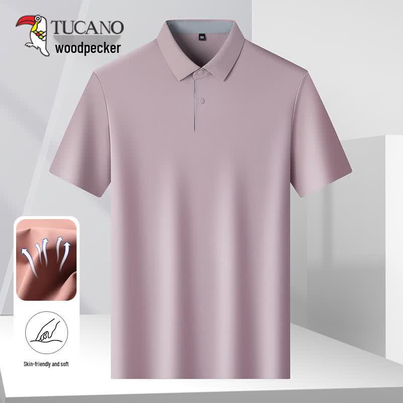 TUCANO Men s Summer Ice Silk Quick-Dry Polo Shirt 56