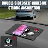 Auto Armaturenbrett Anti-Rutsch-Matte Klebrige PVC-Pads Sonnenbrillenhalter-Pad Für Octavia A5 A2 VRS Vision Kodiaq Rapid Fabia VII Superb