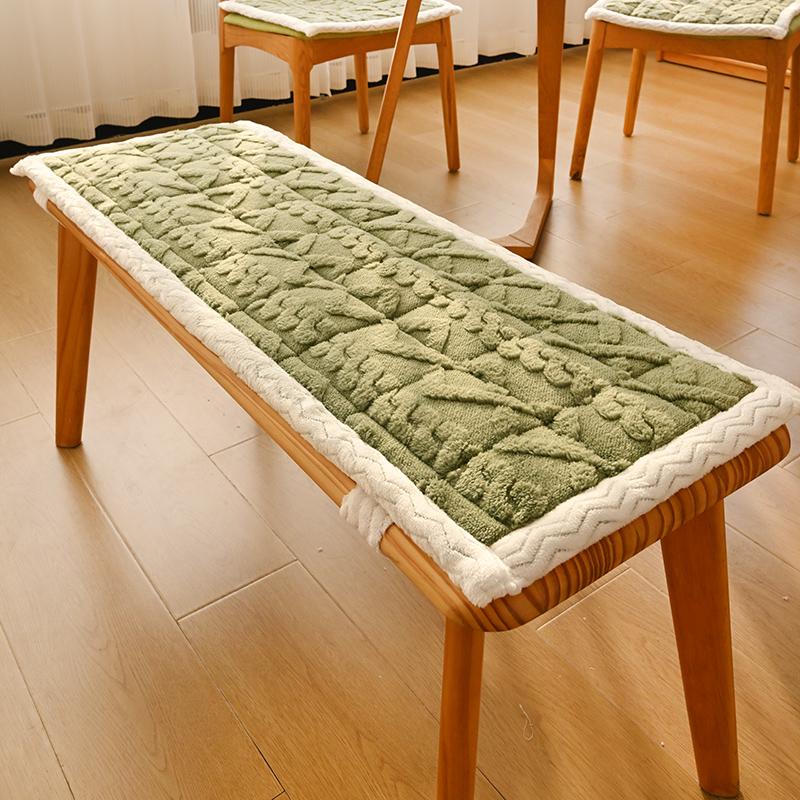 Sofa Erker Kissen Haushalt Plüsch Bankkissen mit Schnürung Stuhlsitz Restaurant Gartenbank Sitz Schaukelsitzkissen