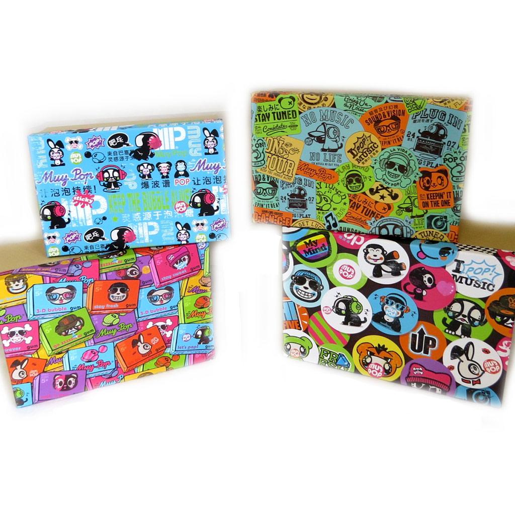 Muy Pop [L8832] - Set of 4 Multi-colored 'Muy Pop' Storage Boxes