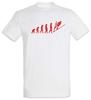Ski Jump Evolution T-Shirt Fun Sport Sports Coach Training Charles Darwin