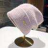 Big Head Circumference Knitted Wool Hat Winter Hat Women's Ear Protection Warm Headgear Fashion Versatile Stacking Hat