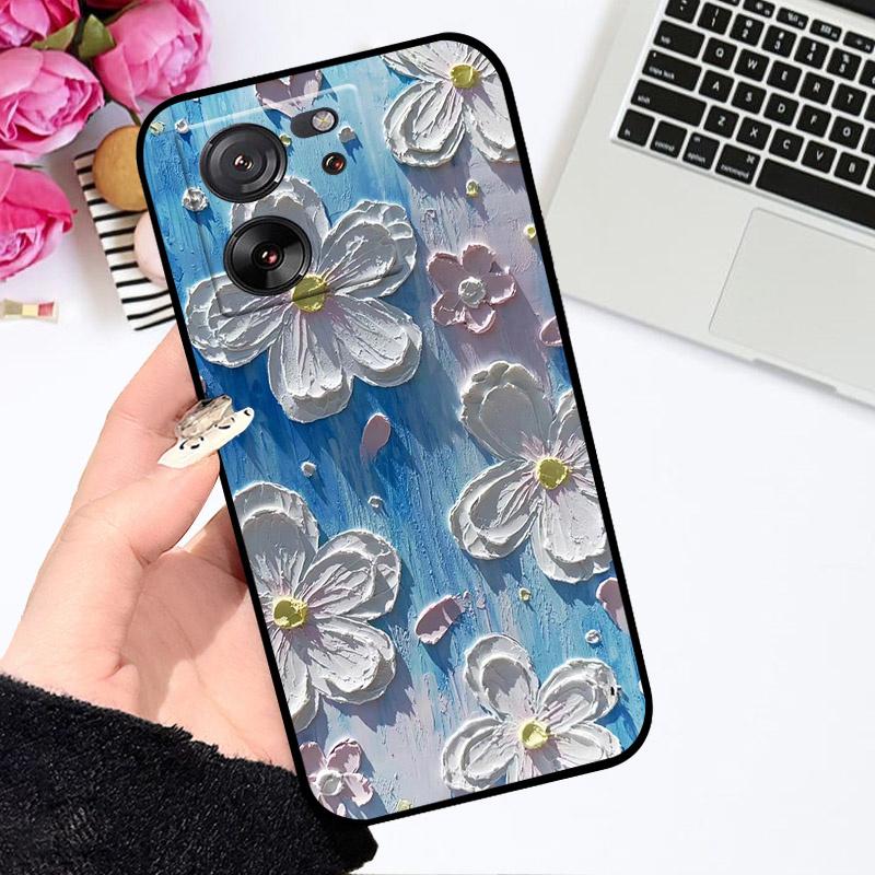 Case For Redmi K60 Ultra Phone Cover K 60 Extreme Edition K60E Soft Silicone TPU Fundas For Redmi K60 Pro Cartoon Painted Shell