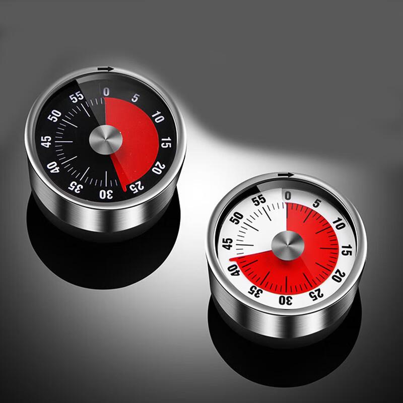 Pabei Stainless Steel Mechanical Kitchen Timer 2-Pack