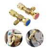 R12 R410 Refrigerant Charging Valve,   Conditioning Refrigerant Liquid   Valve Copper   Control Valves Copper and    Valve