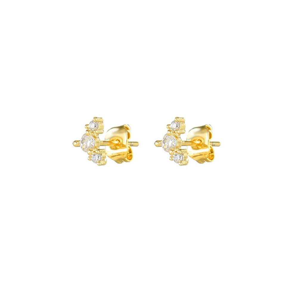 Vintage Stainless Steel Cubic Zirconia Sun Star Dangle Earrings Punk Rock Long Chain Huggies Earring Cartilage Piercing Jewelry