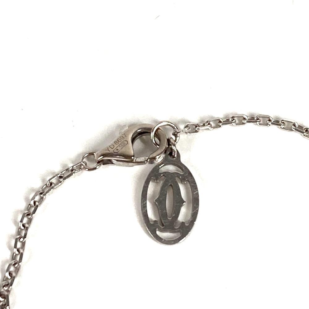 Cartier Gold K18 18K WG Sapphire Leger 1 Point Sapphire Bracelet Au750