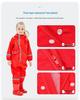 Dinosaur Raincoat: Waterproof, Hooded, Reflective Poncho for Kids & Babies (Unisex, Thick)