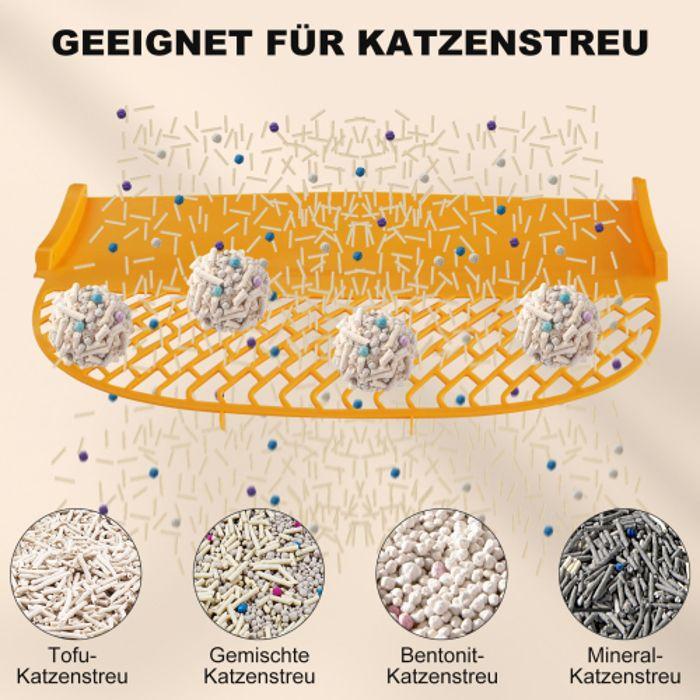 Selbstreinigende Katzentoilette - Adaptiv - 65L - Für mehrere Katzen - Fernsteuerung - Desodorierung