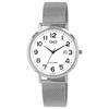 Men's Bracelet Watch - Q&Q - Q&Q - Stainless Steel Milanese Bracelet - 40 Mm Case - Mineral Glass