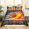 Football Bedding Set For Teen Boys Sport Duvet Cover Set Football Theme Bedding Set Double Queen King Size Polyester Qulit Cover
