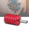 35mm Aluminiumlegierung Tattoo Gerändelter Griff Tube Tattoo Maschine Griffgriffe (rot)