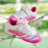 2025 New Children's Football Shoes Boys and Students Girls Broken Nails Velcro Casual Game Sports Shoes