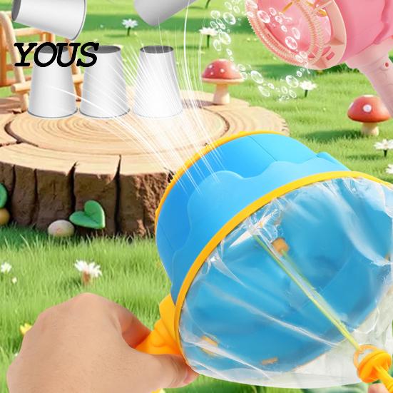 Fun Gift for Boys Girls Handheld Air Cannon Toy Kids Adults, Lightweight Battery Free Wave School Event Party Games Shooter Indoor Outdoor,
