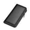 New Men's Wallet Short Frosted Leather Wallet Retro Zipper Vertical Wallet Luxury Multi-Card Wallet Phone Bag Coin Purse