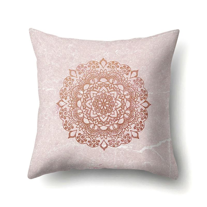 Nordic Bohemian Ethnic Style Polyester Pillow Case Car Decoration Home Printed Bedside Pillow Case