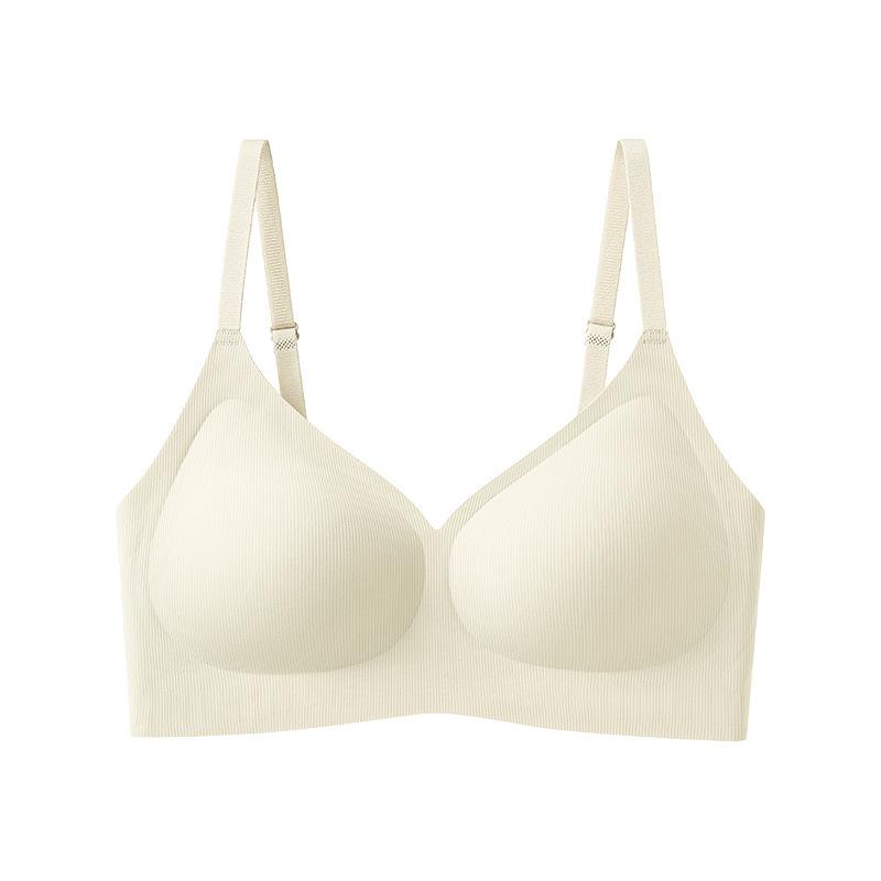 

Бесшовный бюстгальтер пуш-ап с резьбой для увеличения маленькой груди: 3D Стерео Чашка, Мягкая Поддержка, Красивый Дизайн Спины XL (120-135 jin)