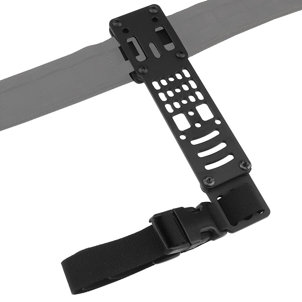 Tactical QLS Holster Adapter Base Quick Release Buckle Kit, Quick Pull Drop Leg Holster Platform Gear