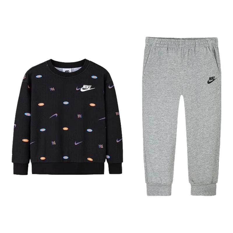 NIKE Girls' Cotton Hoodie & Jogger Set