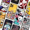 Popular Animation C-Cuphead S-Show Phone Case For IPhone 17 16 15 14 13 12 11 Pro Max Plus Mini Silicone Black Cover