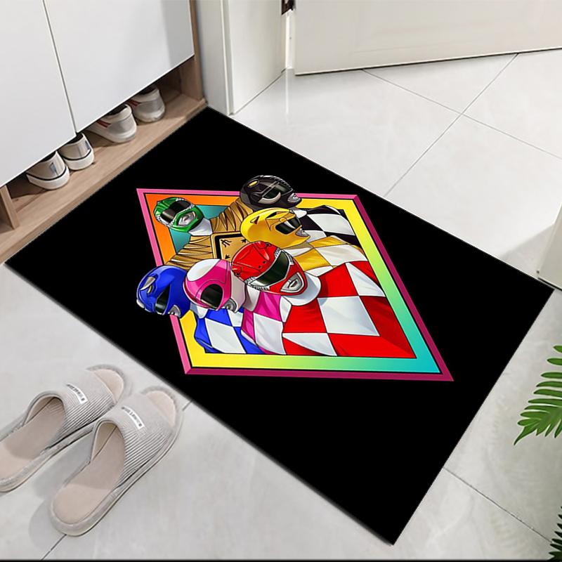 Mighty Morphin Printed Carpet, for Office Chair Living Room Bedroom Kitchen Room Decor Gifts.