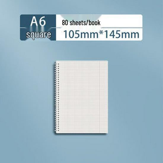 Spiral Notebook Set: Includes A4 Lined, Blank English, A5 Thick, and B5 Notebooks for Office Use.